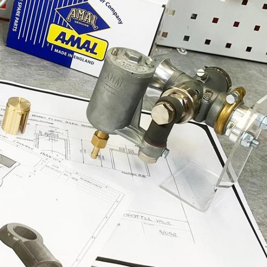 Genuine Amal Bowl Adaptor - Burlen's Pre-Monobloc Carburettor Parts